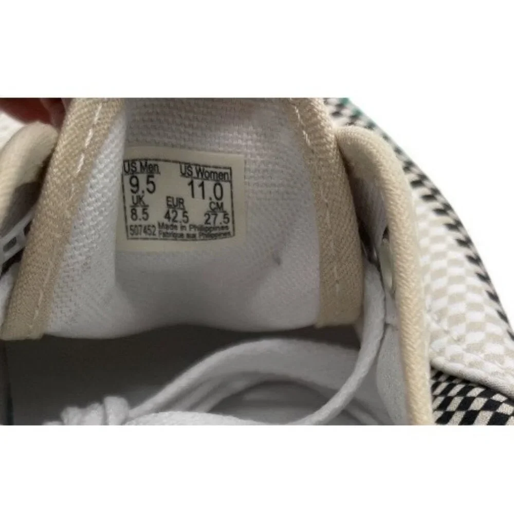 Vans Authentic Tileboard White Green Black VN0A2Z3ZCJ7 - M/9.5 - W/11